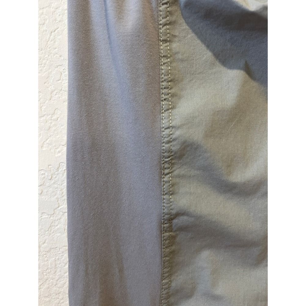 Wearables XCVI High Rise Jetter Crop Ruched Leggings Pant XL Olive Stretch NWT - Picture 4 of 9
